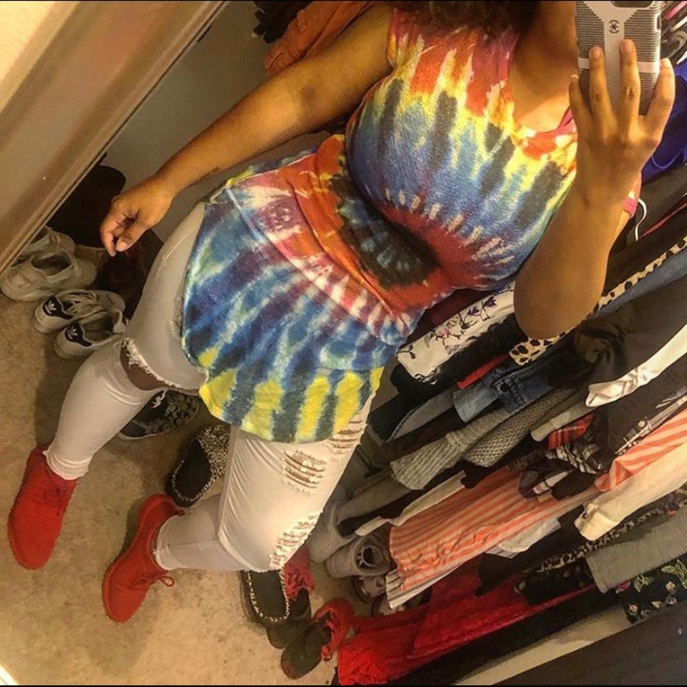 The dye T-shirt dress
